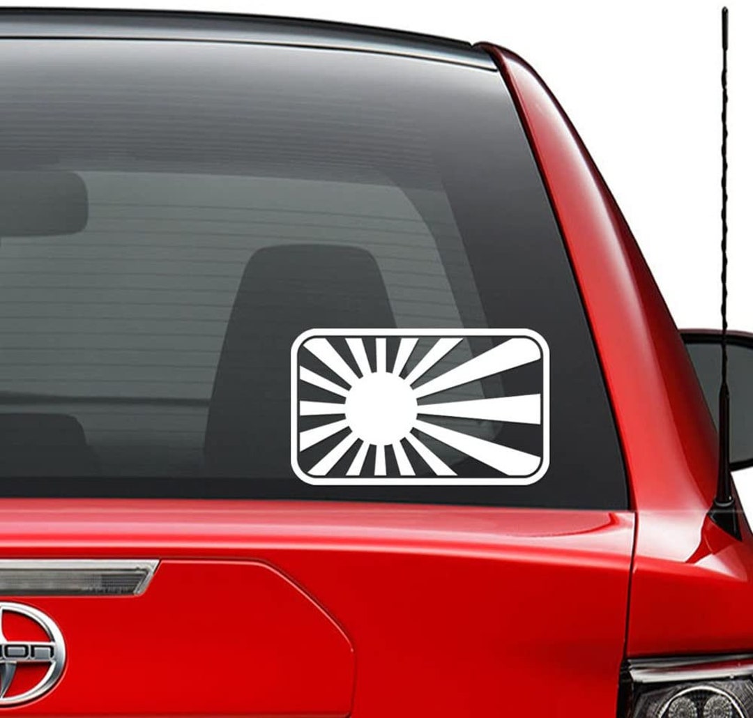 Rising Sun Japan Badge Japanese JDM Vinyl Decal Sticker Car Truck ...