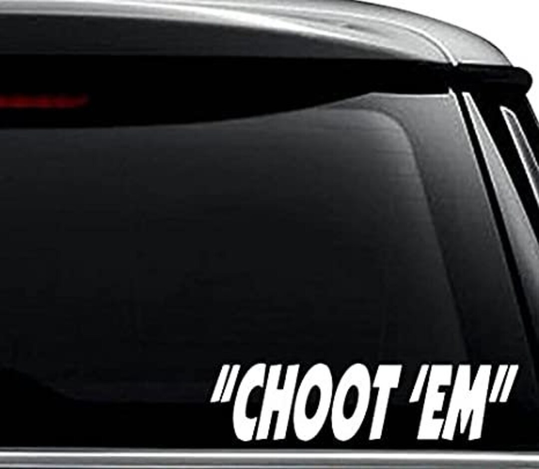 Choot Em Hunting Louisiana - Decal Sticker for Use on Laptop, Helmet ...