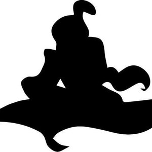 cartoons aladdin jasmine magic carpet  Vinyl Decal Sticker Car Truck Vehicle Bumper Window Wall Decor Helmet Motorcycle