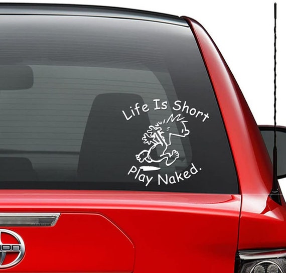 Life Is Short So Am I Sticker - For Laptops, Water Bottles - View #13