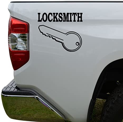 Locksmith Key Die Cut Vinyl Decal Sticker For Car Truck Motorcycle Window Bumper Wall Decor