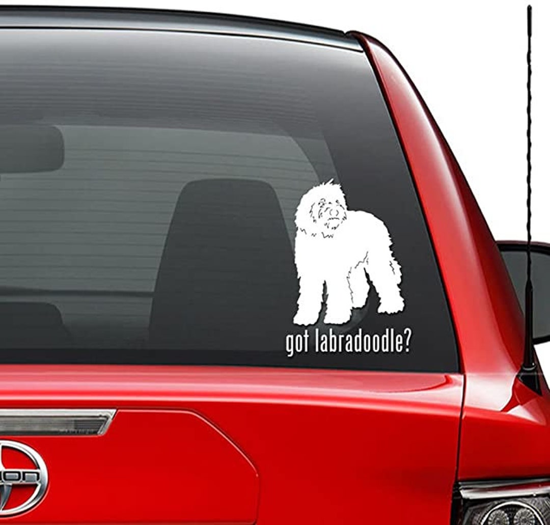 Got Labradoodle Dog Pet Vinyl Decal Sticker Car Truck Vehicle Bumper