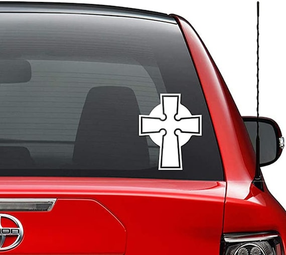 Boondock Saints Veritas Aequitas Cross Car Truck Fun 6" Vinyl Decal Sticker 
