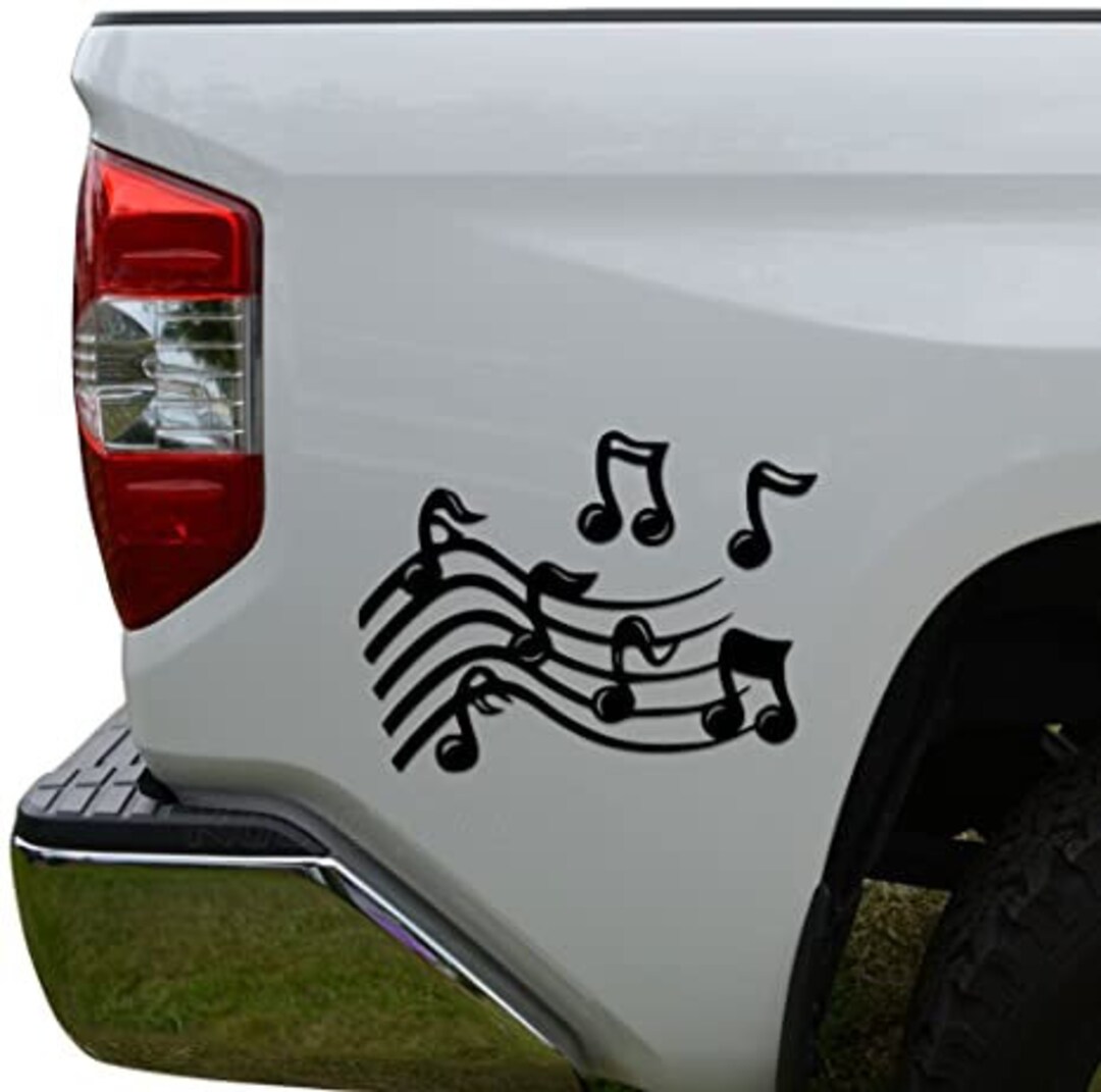 Musical Notes Music Die Cut Vinyl Decal Sticker for Car Truck ...