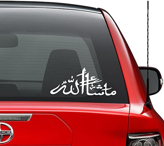 Mashallah car sticker deals