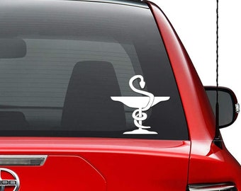 Pharmacy Symbol Sticker Waterproof Vinyl Decal Car Bumper Truck Laptop 