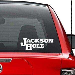 Jackson Hole Mountain Resort Snow Skiing Vinyl Decal Sticker Car Truck Vehicle Bumper Window Wall Decor Helmet Motorcycle