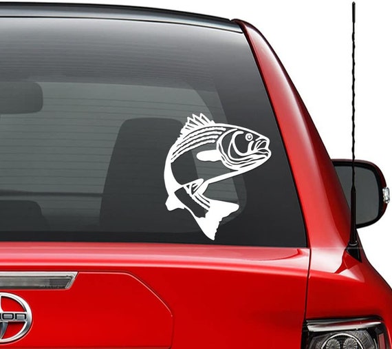 Trout Fish Fishing Vinyl Decal Sticker Car Truck Vehicle Bumper