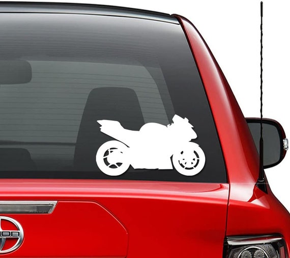 Ninja ZX-6R Motorcycle Motorbike Vinyl Decal Sticker Car Truck