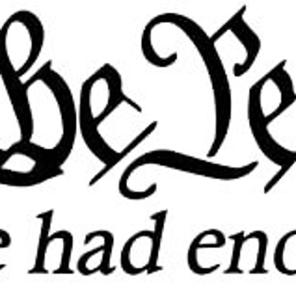We the People Have Had Enough Decal - Etsy Canada