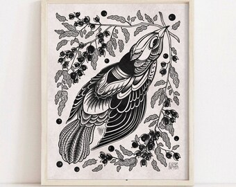 Bird + Berries | Gift for Bird Lovers, Birders, Outdoor and Animal Enthusiasts