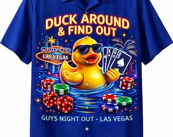 Royal Blue Cuban Guayabera Shirt – Rubber Ducky Party Las Vegas Vacation Button Down