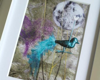 Mini Kunst im Rahmen – Love Collection – Geschenk zur Hochzeit, Jahrestag, Valentinstag, Freundschaft, Deko für Zuhause