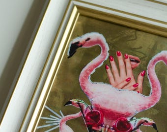 Mini Kunst im Rahmen – Love Collection – Geschenk zur Hochzeit, Jahrestag, Valentinstag, Freundschaft, Deko für Zuhause
