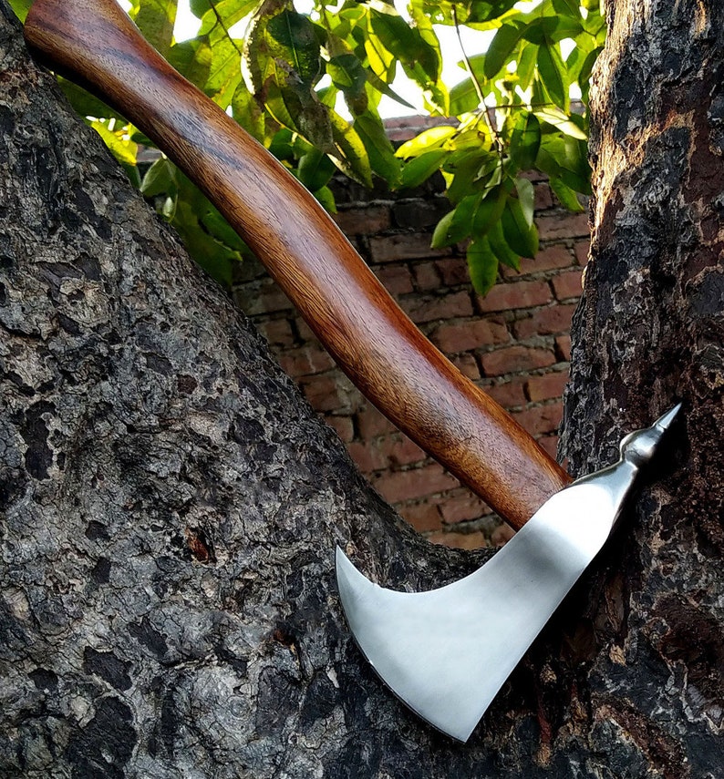 Throwing axe D2 steel tomahawk double blade edged viking axe Etsy