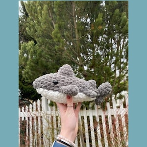CROCHET PDF PATTERN: Sammy The Shark - Crochet shark pattern- Amigurumi