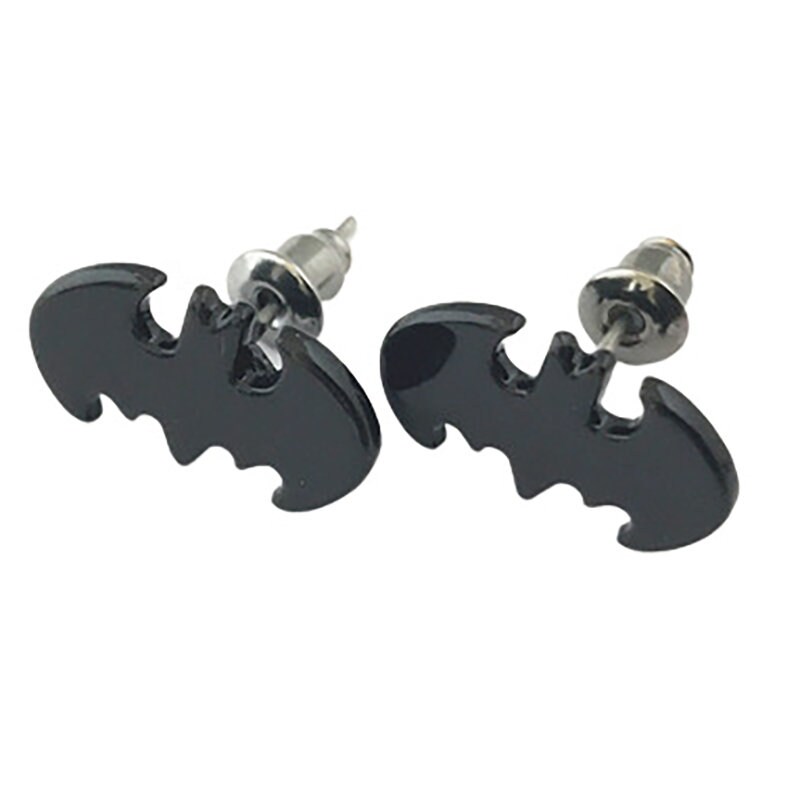 Batman Stud Earrings Etsy
