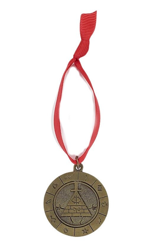 Gravity Fall Bill Cypher Medallion Keychain Ornament Or Etsy