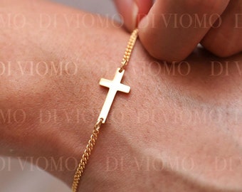 Bracciale da uomo in acciaio inossidabile 316L con maglie cubane e