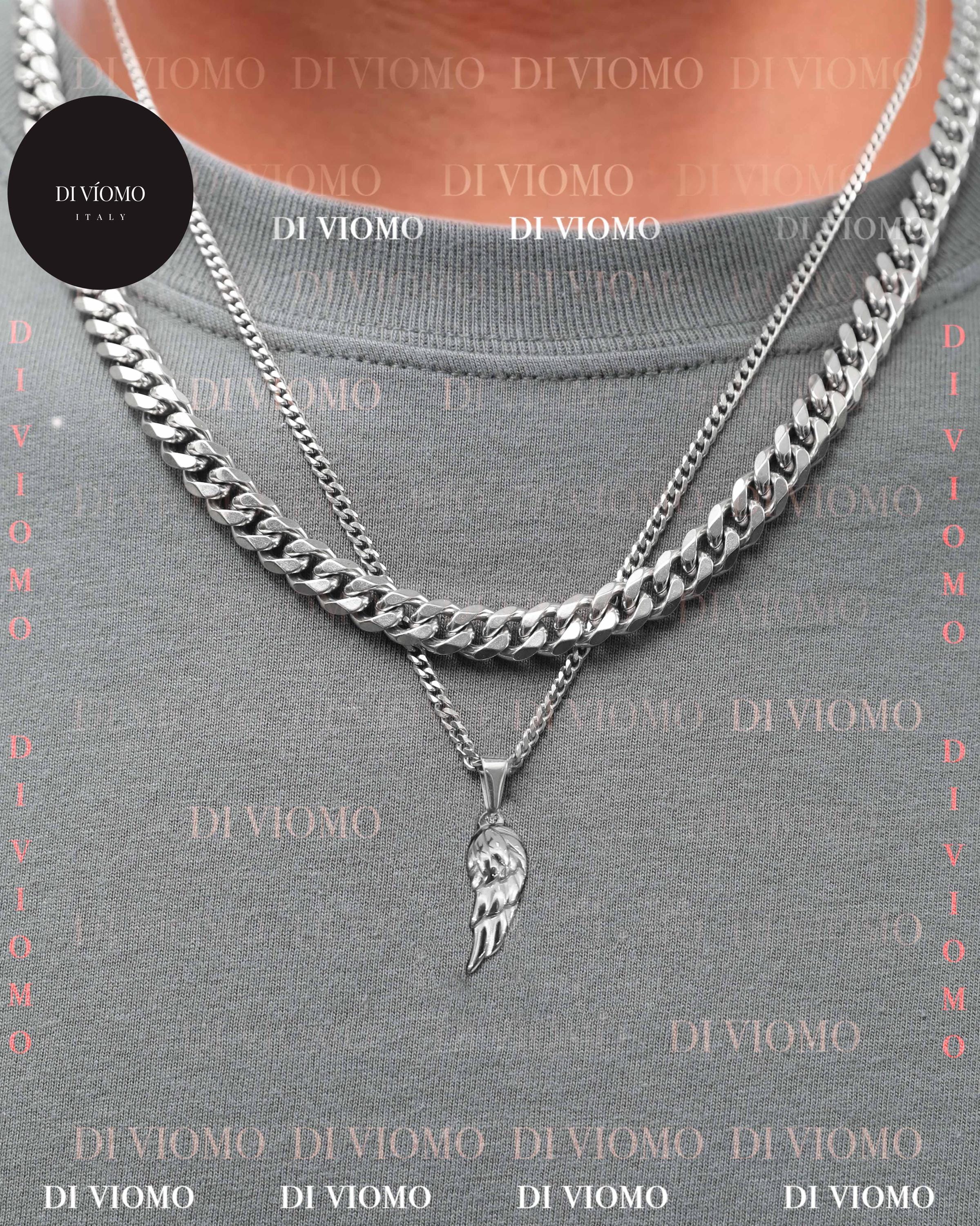 COLLANA ANGELO ALI Di Angelo Ciondolo Zirconi Cristallo 14K Placcato Oro Donna EUR 23,53 - Foto 8