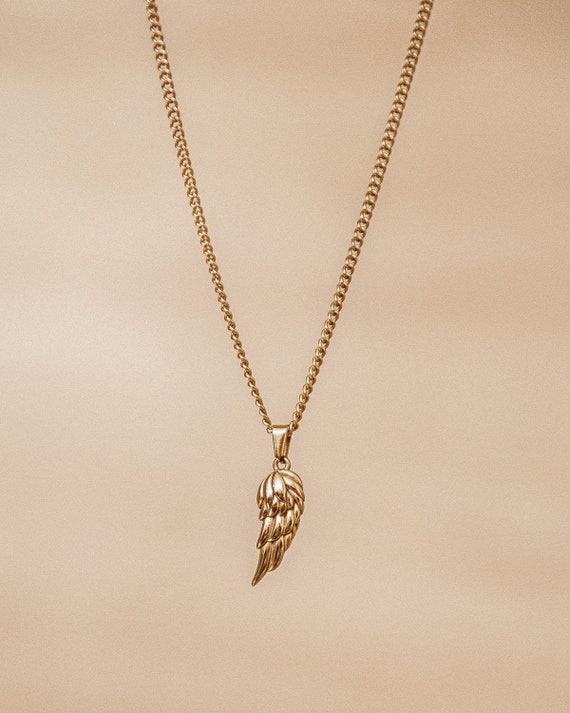 14K Solid Gold Compass Necklace, Written Dainty Compass Necklace | eBay