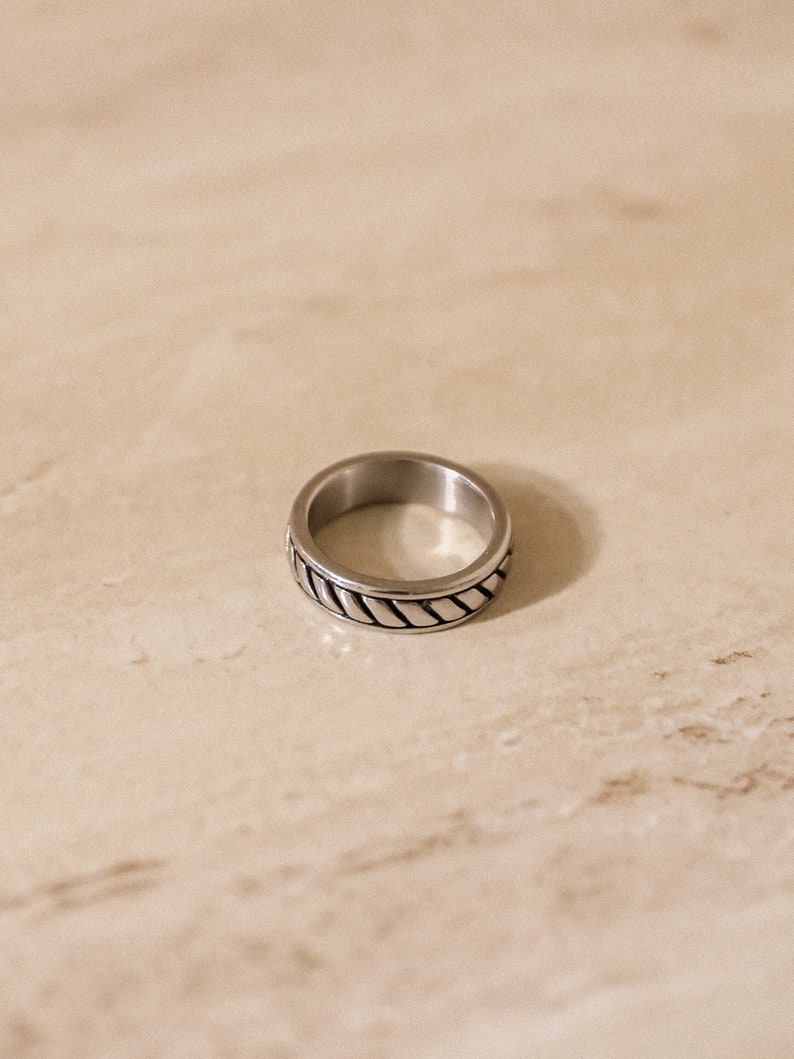 18k Gold Onyx Ring Men, Waterproof Rings For Men, Gold Ring Men, Silver Rings Men, Silver Ring Man, Ring Man, Stainless Steel, Gift for Him Silver Band