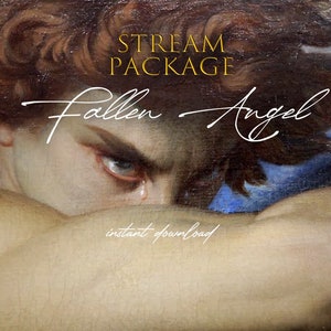 Fallen Angel Stream Animated Scenes | Fine art | Twitch | Youtube
