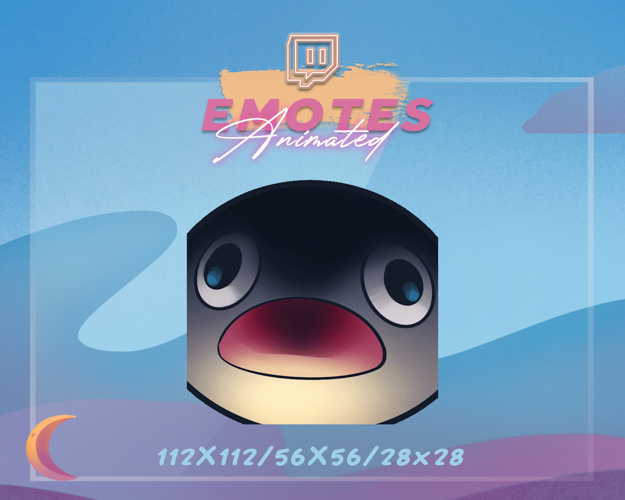 NOOT NOOT - Pengu emote 2 | Twitch animated emote | Kawaii emote | Discord emote