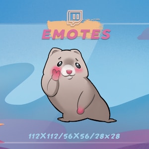 Twitch Emote - Hamster Meme | Chibi Emote | Kawaii Hamster | Streaming Emotes