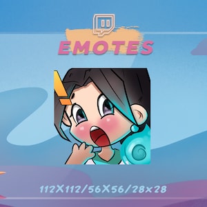 Valorant Twitch Emotes- Surprised Sage | Chibi emotes | Discord | Anime emotes | Custom emotes