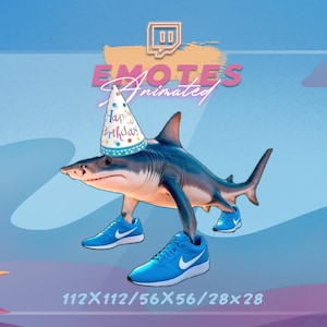 TRALALA SHARK -  Meme Emote | Brainrot Emote | Meme Emote | Kawaii GIF