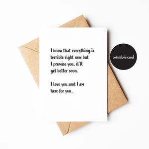 Druckbar, Grußkarte, digitaler Download, nachdenkliches Freundschaft Geschenk