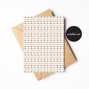 Citrouille épicée, carte unique motif automne, saison effrayante, téléchargement numérique, météo pull, cadeau pour un ami d'automne, cueillette de citrouilles, Halloween