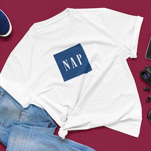 Nap logo shirt | Nap Lovers Tee | Napping | Funny Shirt | Sleep Lovers | Includes xs - 4XL Unisex Adult