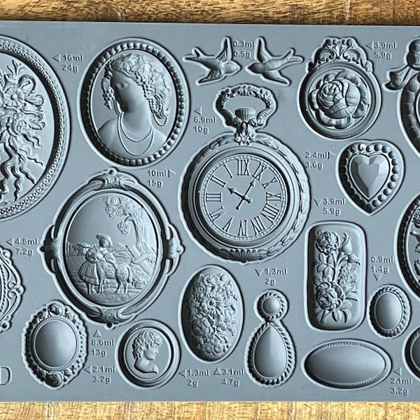 IOD Mould Cameo  Iron Orchid Designs Decor Mould