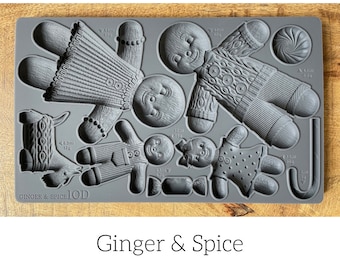 IOD Mould Ginger & Spice Iron Orchid Designs Decor Mould