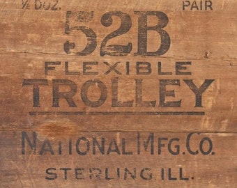 Trolley Crate Decoupage Tissue Paper by Roycycled