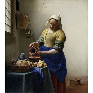 Milkmaid A3 Sized - Mint by Michelle Decoupage Paper - Furniture Decoupage Paper