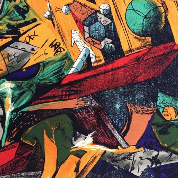 Graffiti Fabric Etsy