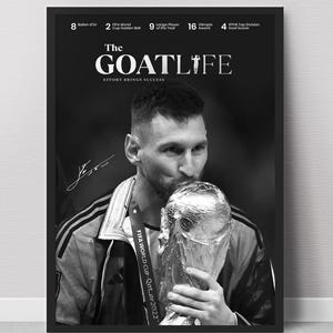 Lionel Messi Poster | Argentina Soccer Print | Football Wall Art | Messi Motivation | Digital Download | Sports Room Decor