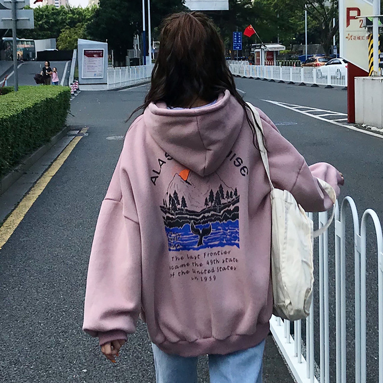 Aesthetic Oversize Hoodie Sweatshirts Men Women Mount Fuji | Etsy