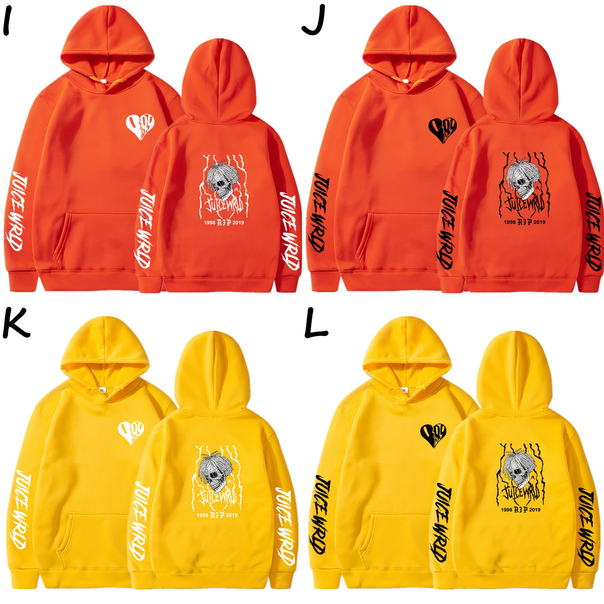 Juice Wrld Hoodies Sweatshirts Mannen Vrouwen Hip Hop Casual Etsy