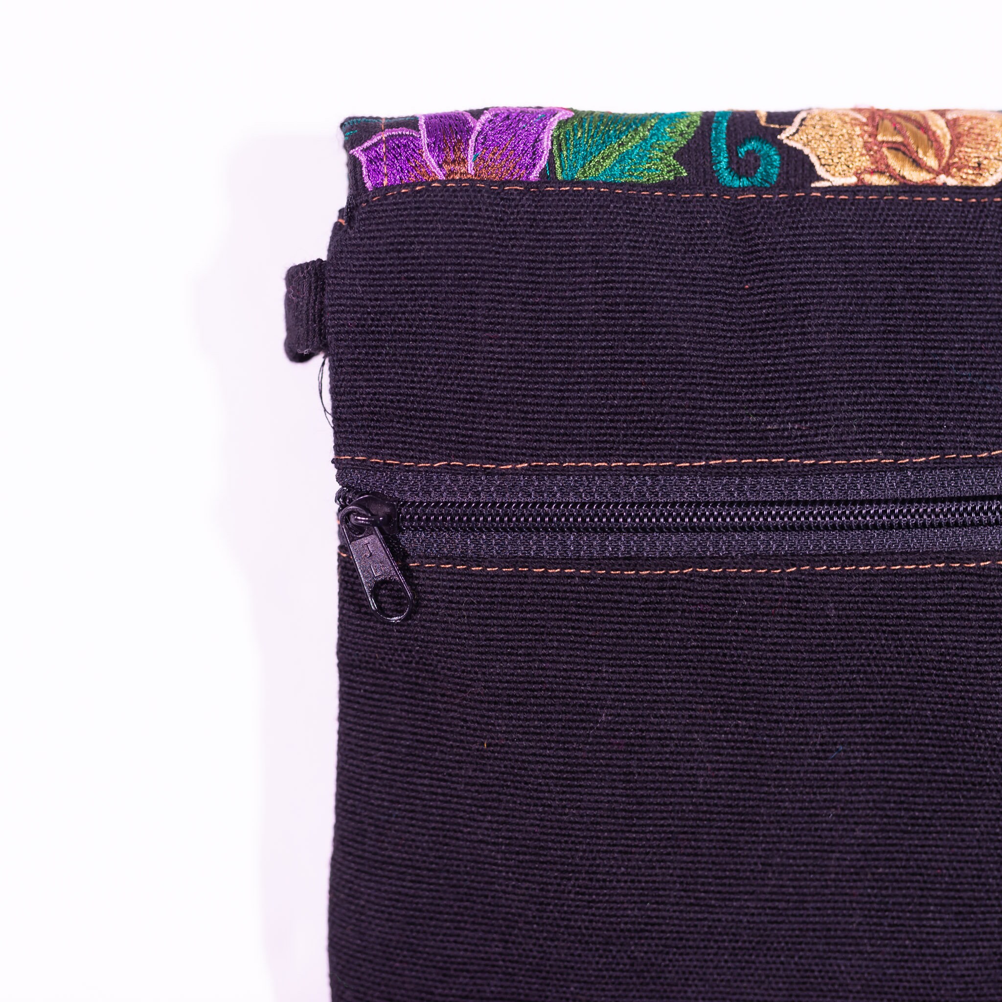 Sac rétro vintage cuir bleu et violet, sac à main artisanal unique Indien