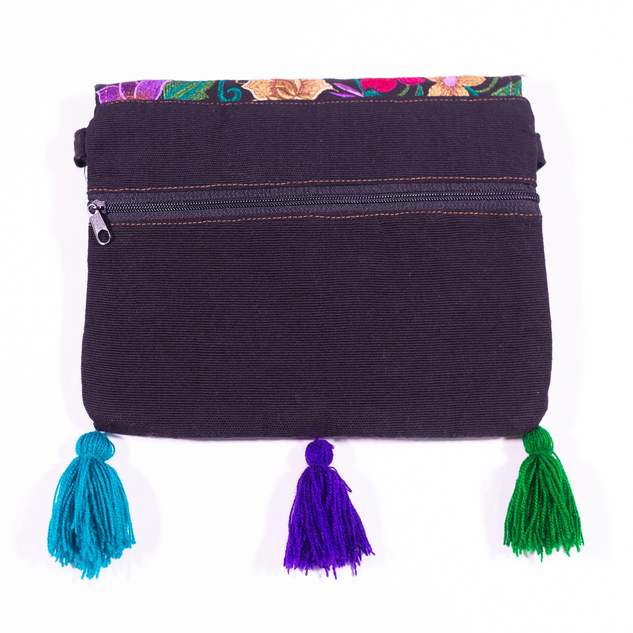 Sac brodé Black Garden – Édition limitée, artisanat égyptien