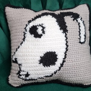 Hyperpigmentation Crochet Pillow | Small Throw Pillow | Meme Pillow 10"x10 in.