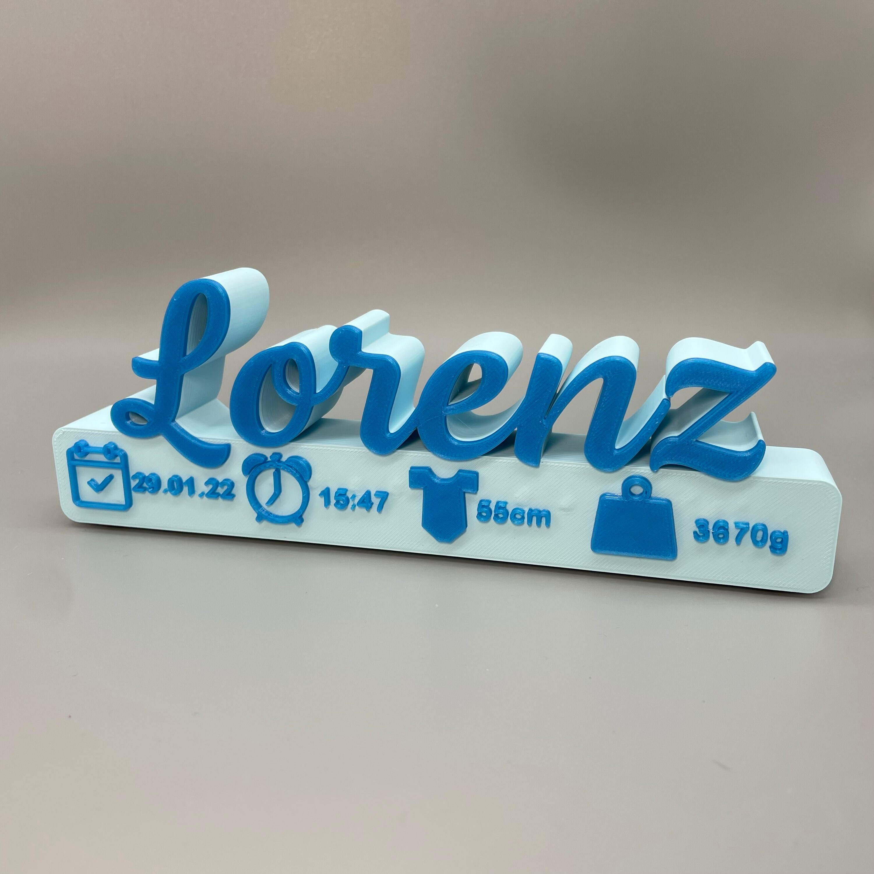 Baby Gift Personalized Individual Professional 3D Printing - Etsy