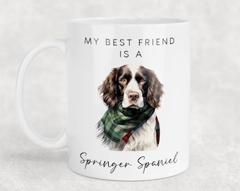 Springer Spaniel Mug, Dog Best Friend, Cute Dog, English Springer Spaniel, Spaniels, Dog Mum, Dog Dad, New Dog, Puppy, Mans Beat Friend