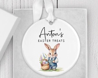Personalised Easter Decoration For Kids, Easter Bunny Gifts, Easter gift For Kids, Hanging Decoration, Easter Basket, Easter Decor, Bunny