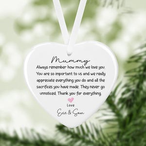 Personalised Mothers Day Gift For Mum, Mummy, Nana, Nanna, Grandma, Keepsake Decoration, From the Kids, Grandchildren, Mum Gift, Mothers Day