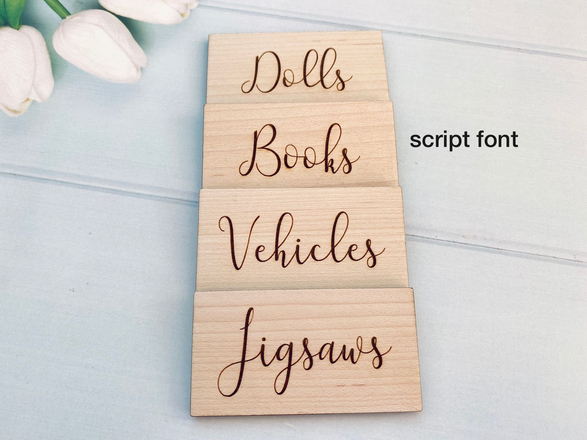 Wooden Toy Box Labels Storage Labels Playroom Decor Etsy Australia